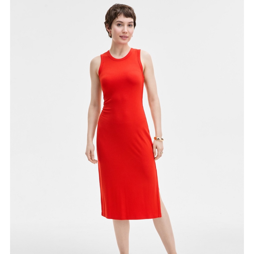 Elegant Red Sleeveless Dress
